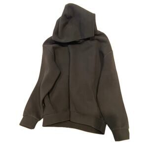 Primark Relaxed Fit Black Hoodie - Size Large